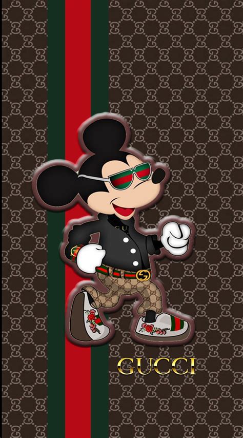 Mickey Mouse Gucci Print