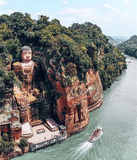 Leshan Giant Buddha Is 71 Metres Tall And Has 83 Metre Long Fingers