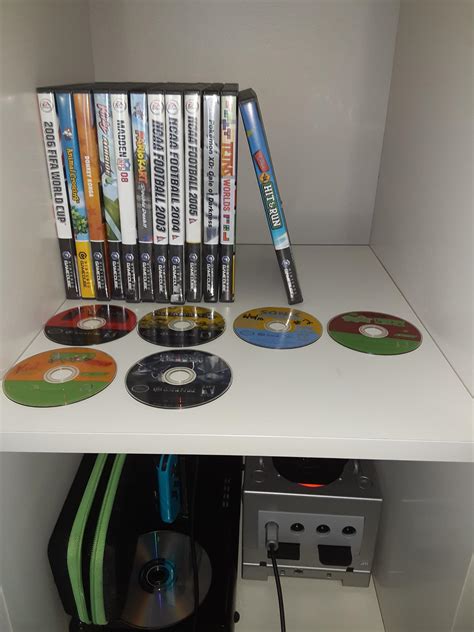 My Gamecube Collection Trying To Get Cases For The Loose Games R