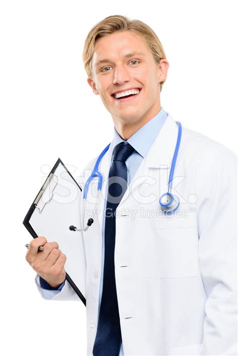Medical Doctor Isolated On White Background Stock Photo Royalty Free