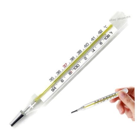 Thermometer Glass Classic Clinical Dual Scale Oral Armpit Fever