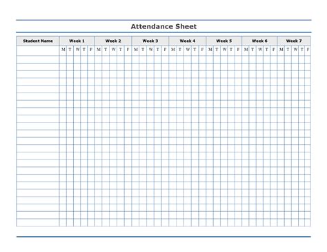2021 Free Printable Attendance Sheet Collect 2020 Employee Attendance