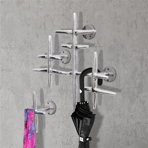 Affordable Variety 2 Wall Mounted Clothes Hooks Set Coat Rack Hat