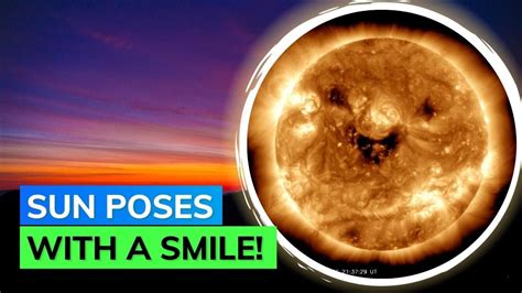 Nasa Shares A Picture Of The Smiling Sun Youtube