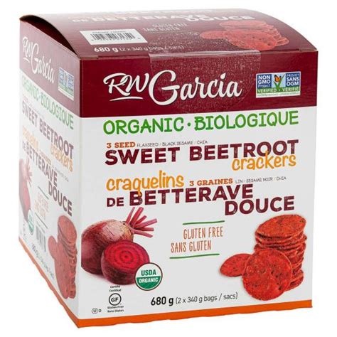 Rw Garcia Organic Sweet Beet Crackers 680 G 2 X 340 G Deliver Grocery Online Dg 9354