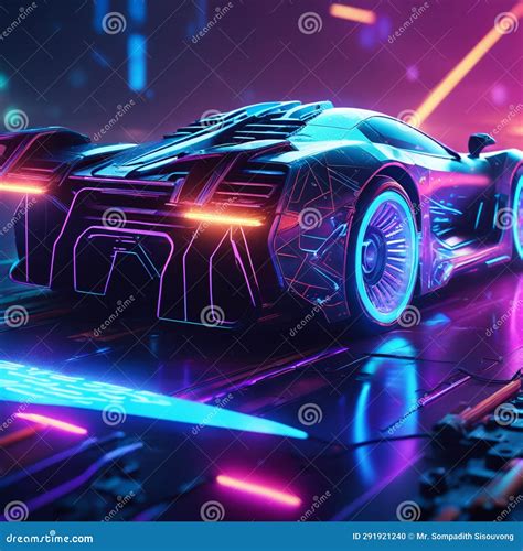 Neon Lights and Supercars are a Match Made in Heaven. the Bright