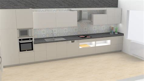 Kitchen Cabinets System 3d Cad Model Library Grabcad