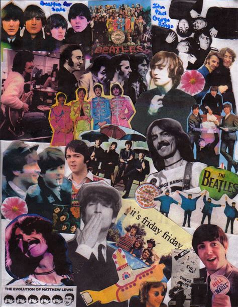 Beatles Collage By Danerrrjuice On Deviantart