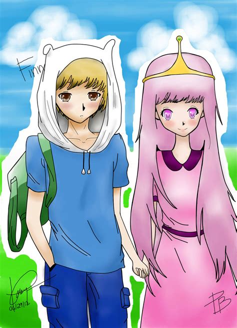 Adventure Time Pb And Finn Anime Ver By Kawaii04otaku On Deviantart