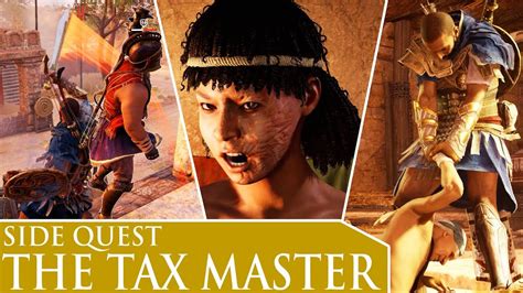 Assassin S Creed Origins The Tax Master Side Quest Youtube