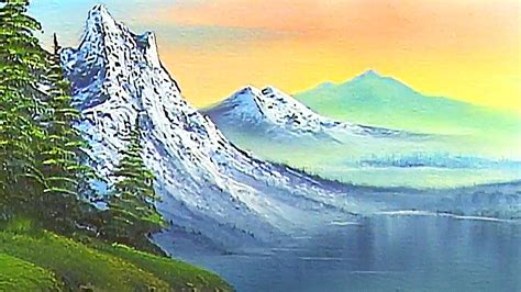 Bob Ross The Joy Of Painting Under Pastel Skies