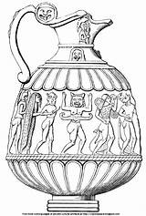 Coloring Pottery Greek Ancient Vase Sheets Pot Sculpted Template Figures Getcolorings Crayon Palace Getdrawings sketch template