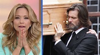 Sin Rollo: Tristes imágenes del funeral de la novia de Jim Carrey ...