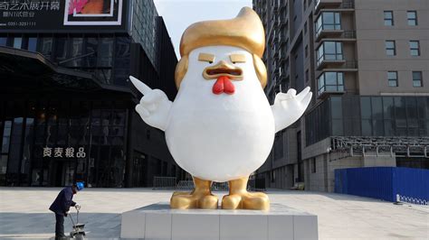 Inflatable Trump Roosters Are Yuge This Year Huffpost Weird News
