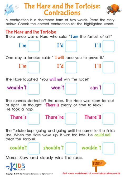 Printable English Worksheets Contractions Learning Printable Th Sexiz Pix