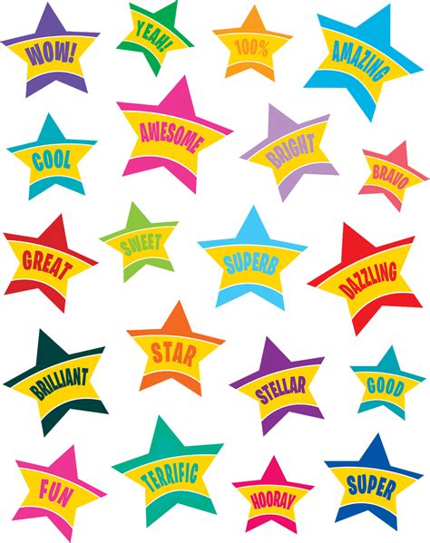 Star Rewards Stickers Tcr8586 Teacher Created Resources