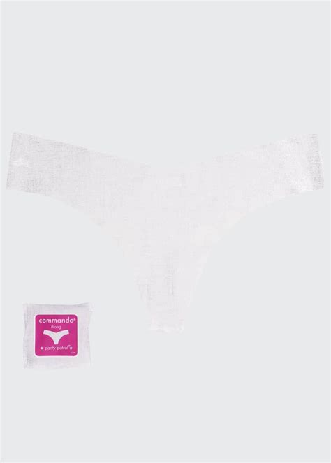 Commando Panty Patrol Thong In A Pouch Bergdorf Goodman