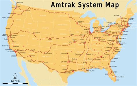 Fileamtrak System Mapsvg Road Trip Planning Train Travel Amtrak