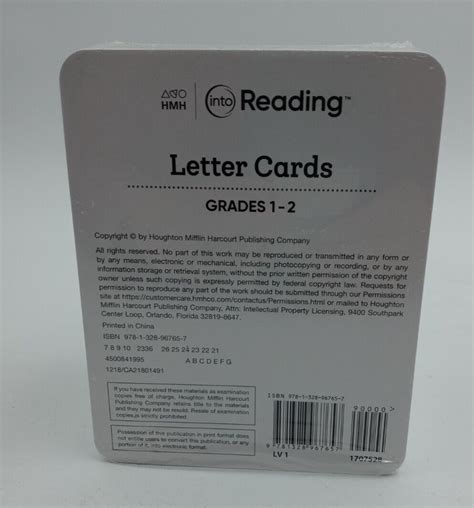 Hmh Into Reading Grade 1 Into Reading Instructional Cards Kit