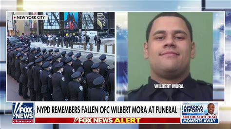 New York Police Department Honors Memory Of Fallen Officer Mora At Funeral Fox News Video