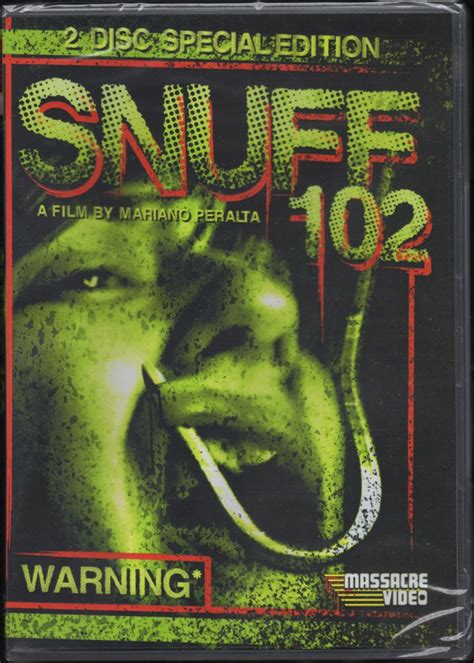 Snuff 102 2 Disc Special Edition Movies And Tv