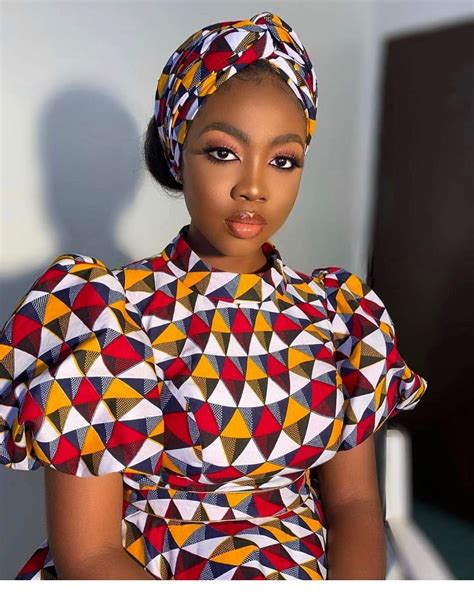 African Trendy Styles On Instagram “all Things Bright And Beautiful ️⚪️💛 Fateemahiman Face