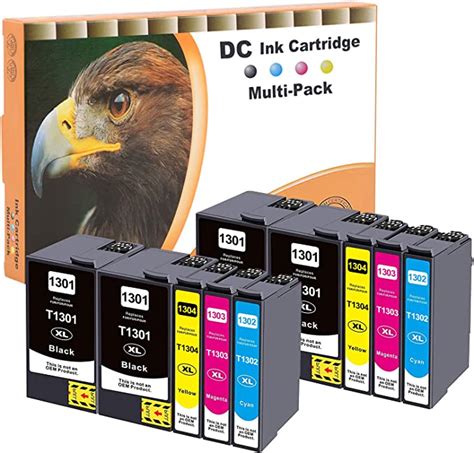 Dandc 130 Xl Compatible Ink Cartridge Replacement For Epson T1301 T1304
