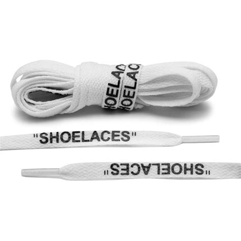 White Off White Style Shoelaces