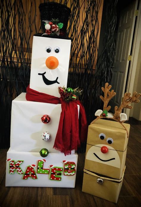 Diy Snowman Box Tower Gift For Babies And Parents