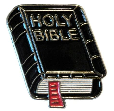 Holy Bible Enamel Pin Badge Clasp Butterfly Material Enamel And Alloy