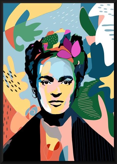 Downloadable Digital Image Downloadable Kahlo Portrait Kahlo Etsy