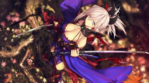 Hot Anime Girl Fate Series Musashi Miyamoto Wallpaper