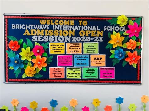 Admission Open School Board Decoration Display Boards For School