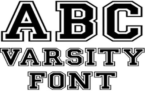 Varsity Font Free Download Dafont Free