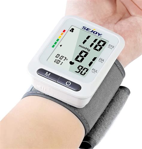 Blood Pressure Monitor Wrist Cuff Sejoy Store