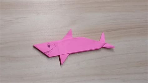 How To Make Shark Origami Easy Paper Shark Diy Origami Shark Youtube