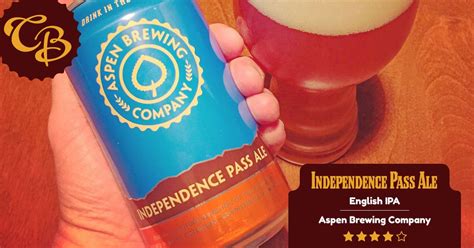 Independence Pass Ale Aspen Brewing Company Absolute Beer