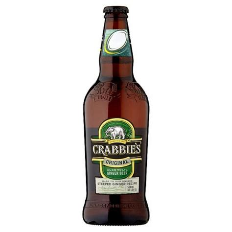 Crabbies Alcholic Ginger Beer 500ml Approved Food