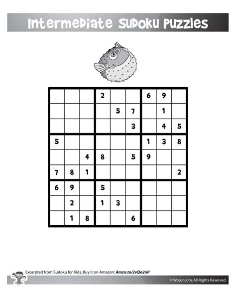 Easy 9x9 Sudoku Puzzles Woo Jr Kids Activities Printable Sudoku