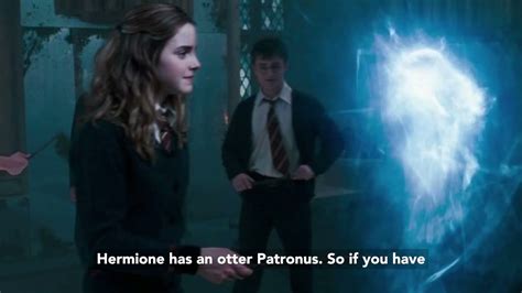 Hermione Grangers Otter Patronus Youtube