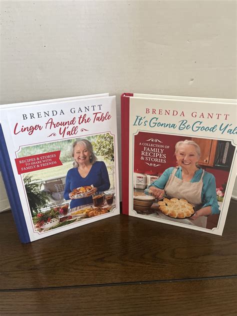 2 NEW Brenda Gantt Cookbook ‘s It’s Gonna Be Good Y’all And Linger