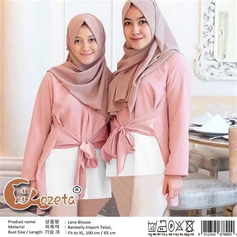 Model Baju Atasan Wanita Lengan Panjang Muslim Ryn Fashion