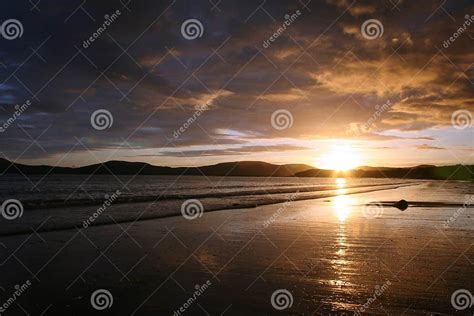 Sunset Over Ballinskelligs Bay Stock Photo Image Of Kerry Sound 3364964