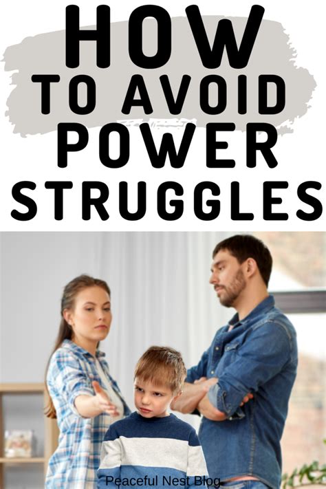 5 Ways To Avoid Power Struggles With Your Kids The Peaceful Nest
