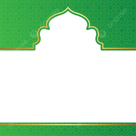 Gambar Desain Bingkai Perbatasan Islamic Vektor Desain Masjid Desain