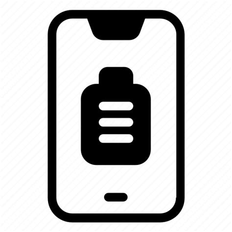 Smartphone Mobile App Battery App Battery Full Phone Icon