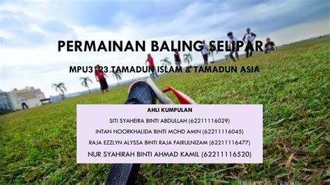 Asal usul jamu obat tradisional indonesia. Asal Usul Permainan Tradisional Baling Selipar