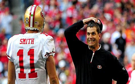 Nfl News Qb Alex Smith Cant Understand Why 49ers And Jim Harbaugh Split Fanatix