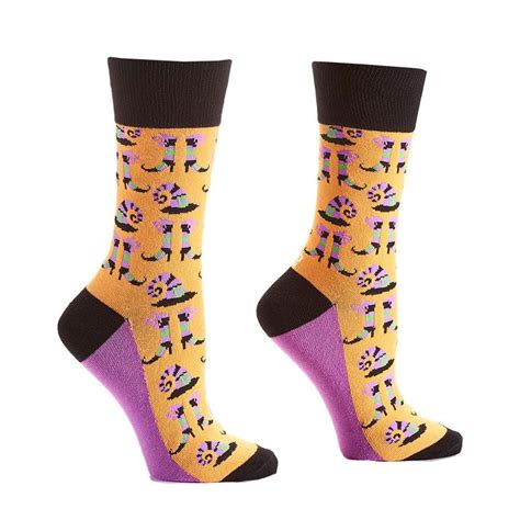 Yo Sox Womens Colorful Novelty Halloween Crew Socks