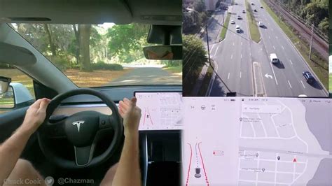 Teslas Full Self Driving Beta Beim Ungeschützten Linksabbiegen
